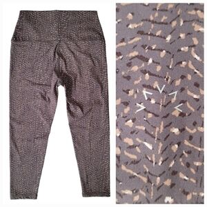 Anthropologie Varley Taupe Cropped Leggings Women Small Athletic Yoga Workout